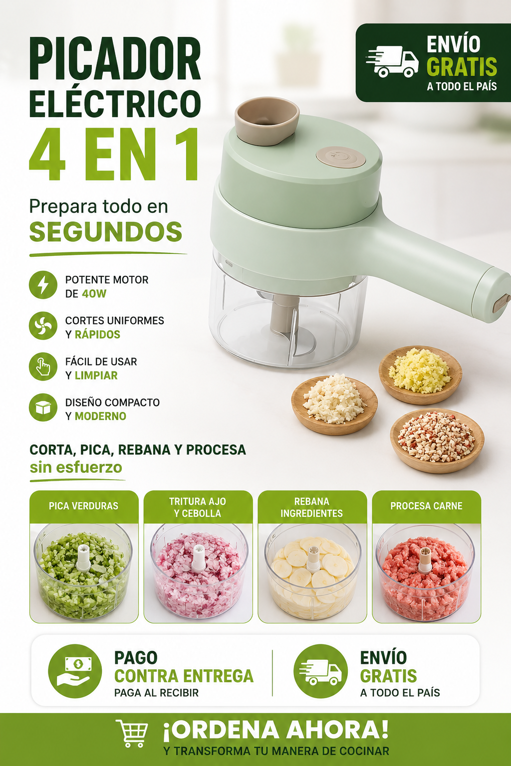 PICADOR ELÉCTRICO 4 EN 1